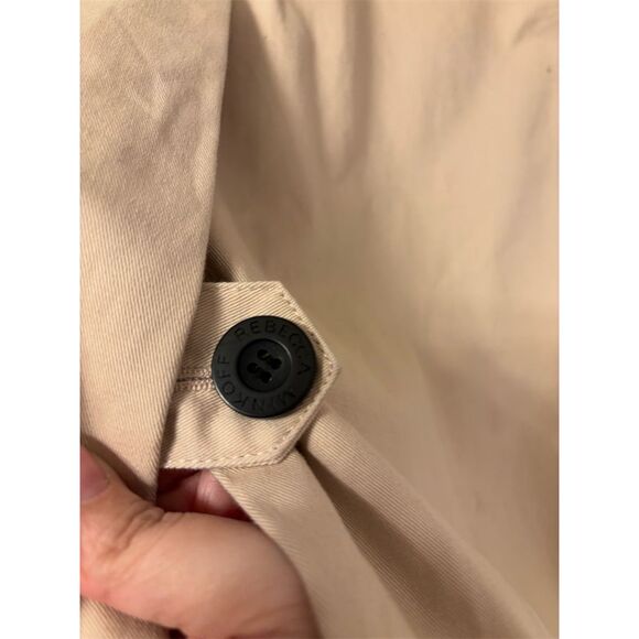 Rebecca Minkoff Women's Convertible Trench Coat Beige Size Small Standard - Picture 12 of 16